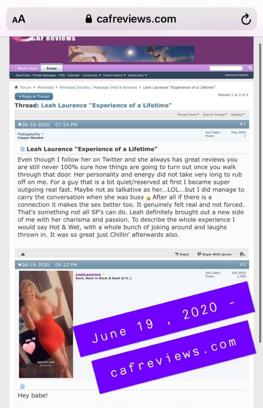 _____ ★ DDD Reviewed Blonde Leah Laurence ★ _____ YEG 28-2